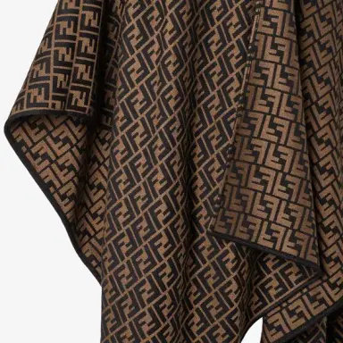 Fendi Lightweight poncho with enveloping volumes | Thumbnail 3 Fendi Lightweight poncho with enveloping volumes | Thumbnail 3