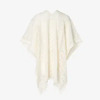 Fendi Large poncho with V neckline | Thumbnail 2