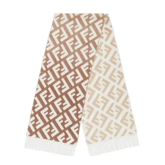 Fendi Long scarf finished with fringing