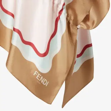 Fendi Short poncho with drawstring waist and ribbons to tie at | Thumbnail 3 Fendi Short poncho with drawstring waist and ribbons to tie at | Thumbnail 3