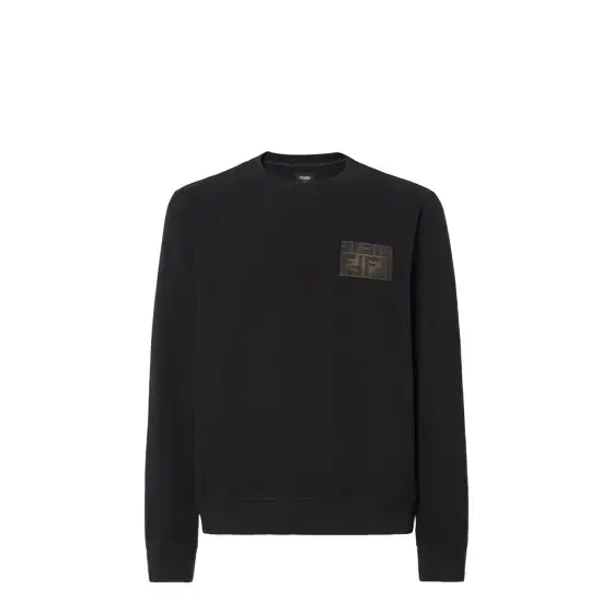 Long-sleeved, crew-neck sweatshirt