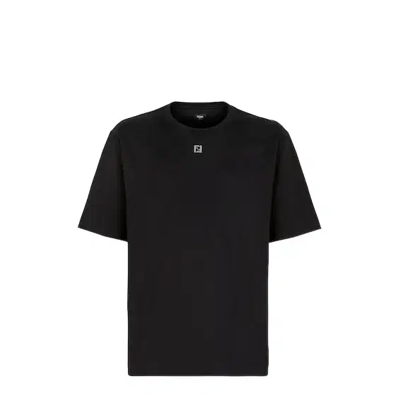 Short-sleeved, crew-neck, oversized T-shirt