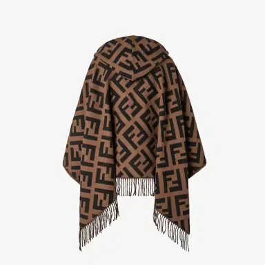 Fendi Poncho with hood and maxi pockets on the front | Thumbnail 2
