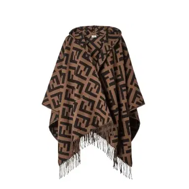 Fendi Poncho with hood and maxi pockets on the front | Thumbnail 1