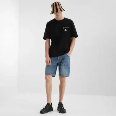 Fendi Short-sleeved, crew-neck, oversized T-shirt | Thumbnail 4 Fendi Short-sleeved, crew-neck, oversized T-shirt | Thumbnail 4