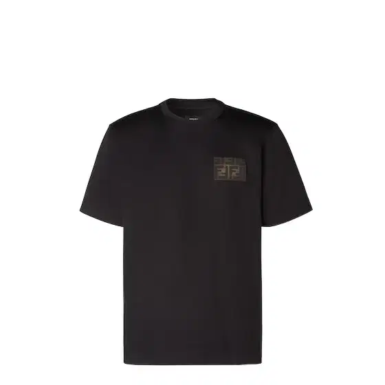 Short-sleeved crew-neck oversized T-shirt