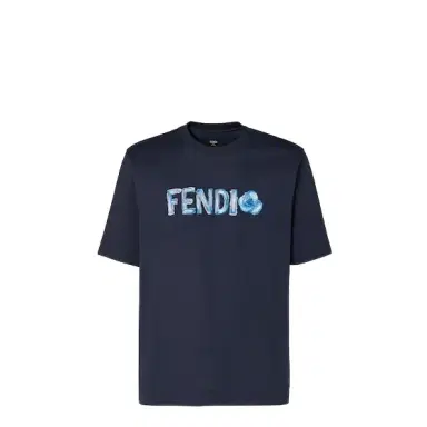 Fendi Regular-fit, short-sleeved crew-neck T-shirt | Thumbnail 1 Fendi Regular-fit, short-sleeved crew-neck T-shirt | Thumbnail 1