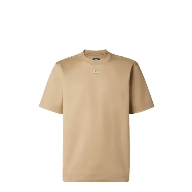 Short-sleeved, crew-neck, oversized T-shirt