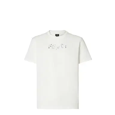 Fendi Slim-fit short-sleeved crew-neck T-shirt | Thumbnail 1 Fendi Slim-fit short-sleeved crew-neck T-shirt | Thumbnail 1