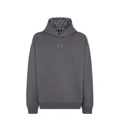 Fendi Long-sleeved sweatshirt with drawstring hood | Thumbnail 1 Fendi Long-sleeved sweatshirt with drawstring hood | Thumbnail 1