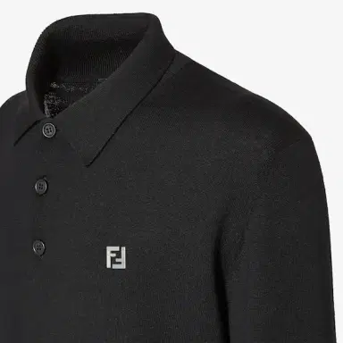 Fendi Long-sleeved polo shirt | Thumbnail 3