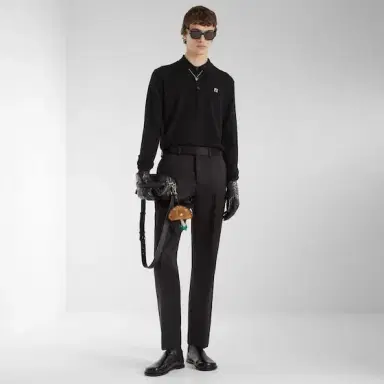 Fendi Long-sleeved polo shirt | Thumbnail 4