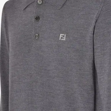 Fendi Long-sleeved polo shirt | Thumbnail 3