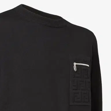 Fendi Long-sleeved crew-neck jumper | Thumbnail 3 Fendi Long-sleeved crew-neck jumper | Thumbnail 3