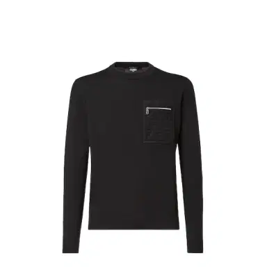 Fendi Long-sleeved crew-neck jumper | Thumbnail 1 Fendi Long-sleeved crew-neck jumper | Thumbnail 1