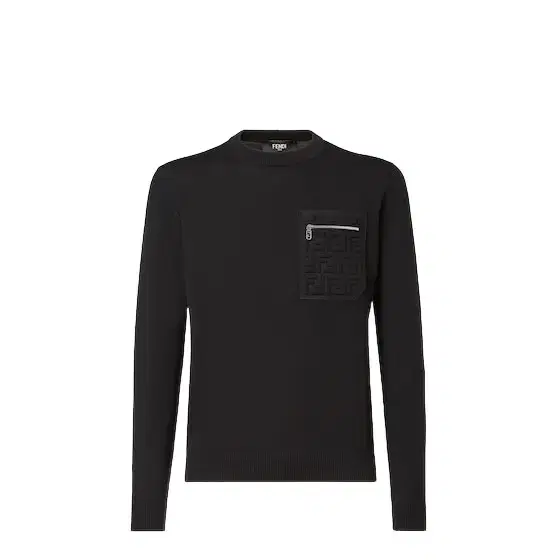 Long-sleeved crew-neck jumper