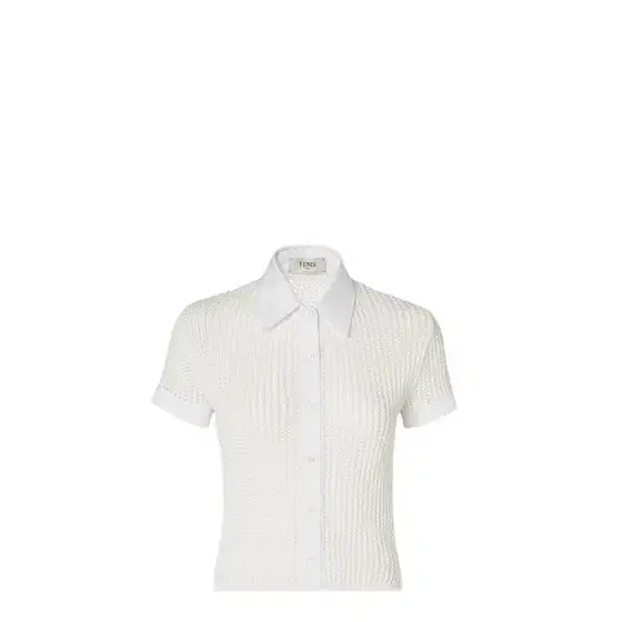 Fendi Short-sleeved, slim-fit, military-inspired shirt