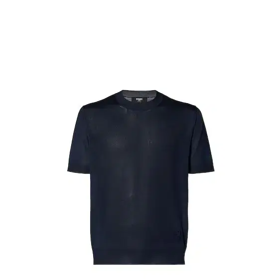 Regular fit jumper with crew neck and short sleeves