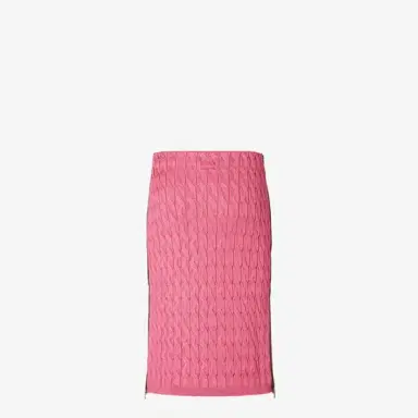 Fendi Straight-cut midi skirt featuring long, contrasting zips | Thumbnail 2
