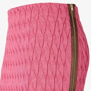 Fendi Straight-cut midi skirt featuring long, contrasting zips | Thumbnail 3
