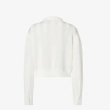 Fendi Short blouson with lapels and long low-set sleeves | Thumbnail 2 Fendi Short blouson with lapels and long low-set sleeves | Thumbnail 2