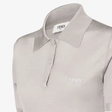 Fendi Slim-fitting polo shirt-style jumper | Thumbnail 3