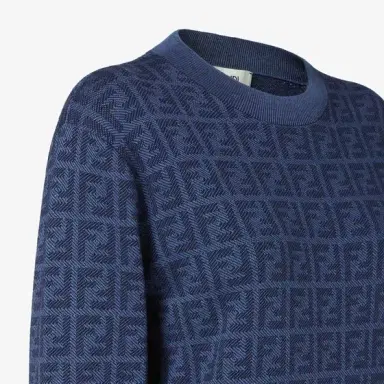 Fendi Regular fit jumper with crew neck and long sleeves | Thumbnail 3