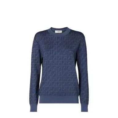 Fendi Regular fit jumper with crew neck and long sleeves | Thumbnail 1
