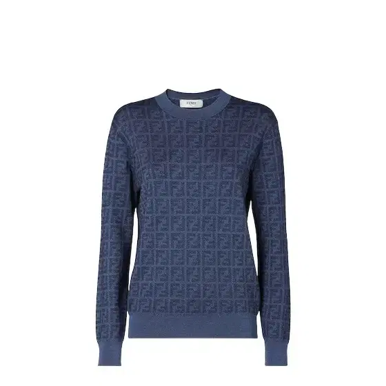 Fendi Regular fit jumper with crew neck and long sleeves