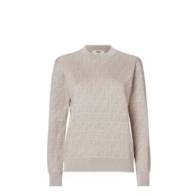 Fendi Regular fit jumper with crew neck and long sleeves | Thumbnail 1