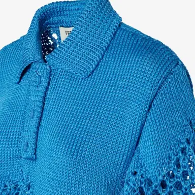 Fendi Short-sleeved polo jumper | Thumbnail 3