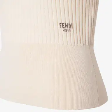 Fendi Fitted short-sleeved crew-neck jumper | Thumbnail 3