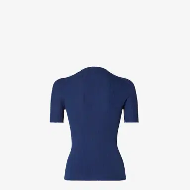 Fendi Close-fitting jumper with crew neck and short sleeves | Thumbnail 2