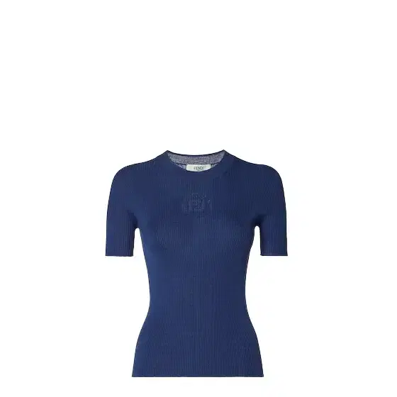 Fendi Close-fitting jumper with crew neck and short sleeves