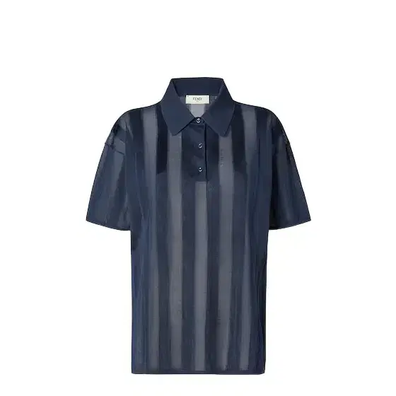 Fendi Polo shirt with short sleeves and dropped shoulders