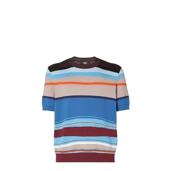 Short-sleeved, crew-neck jumper