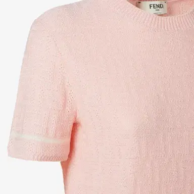 Fendi Short-sleeved, ribbed crew-neck jumper | Thumbnail 3
