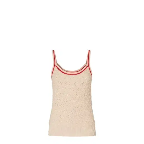 Sleeveless top with scoop neckline and thin shoulder straps