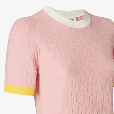 Fendi Regular fit jumper with crew neck and short sleeves | Thumbnail 3 Fendi Regular fit jumper with crew neck and short sleeves | Thumbnail 3
