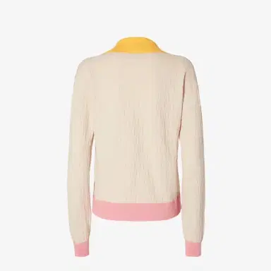 Fendi Long-sleeved jumper with collar, V-neck and a double layer | Thumbnail 2 Fendi Long-sleeved jumper with collar, V-neck and a double layer | Thumbnail 2