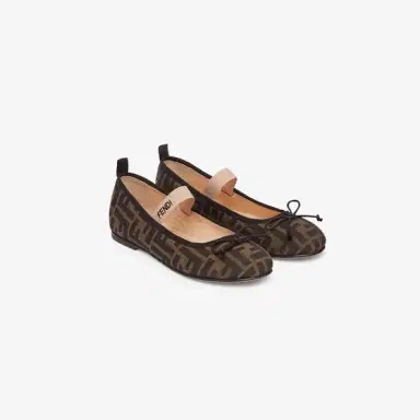 Fendi Junior Ballet Flats | Thumbnail 2 Fendi Junior Ballet Flats | Thumbnail 2