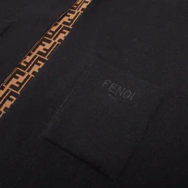 Fendi Wool and cashmere knit reversible junior cape | Thumbnail 3