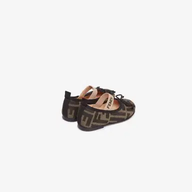 Fendi Junior Ballet Flats | Thumbnail 3 Fendi Junior Ballet Flats | Thumbnail 3