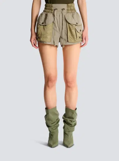 Balmain Cotton twill Utility shorts | Thumbnail 5