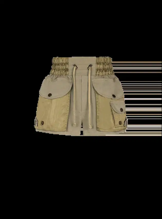 Cotton twill Utility shorts