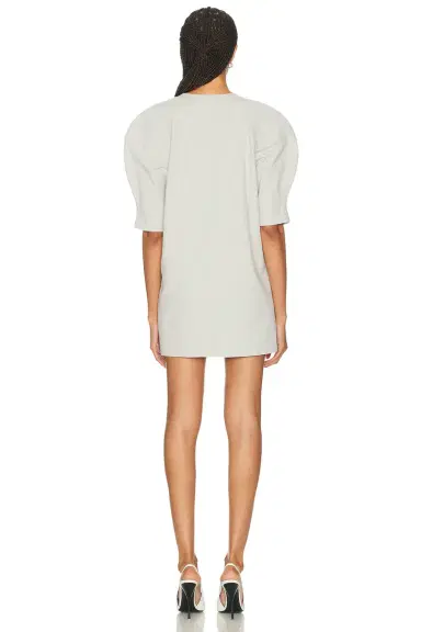 Norma Kamali Short Sleeve Bomber 1980s Mini Dress | Thumbnail 3 Norma Kamali Short Sleeve Bomber 1980s Mini Dress | Thumbnail 3