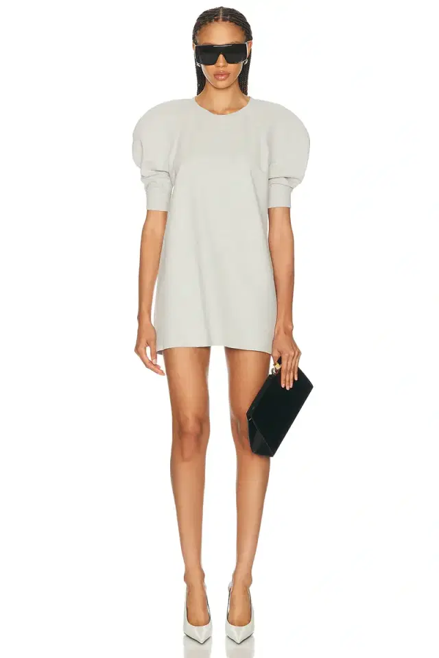 Norma Kamali Short Sleeve Bomber 1980s Mini Dress