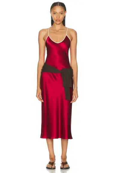 Comme Si Silk Bias Slip Dress | Thumbnail 1