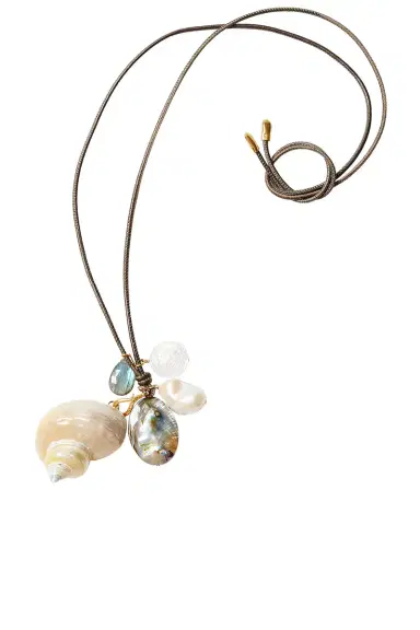 CHAN LUU Shell Pendant Necklace | Thumbnail 1