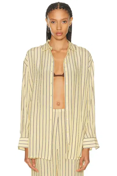 Staud Nolan Silk Shirt | Thumbnail 1 Staud Nolan Silk Shirt | Thumbnail 1